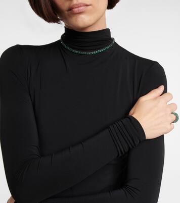 Halskette mit Kristallen | Amina Muaddi