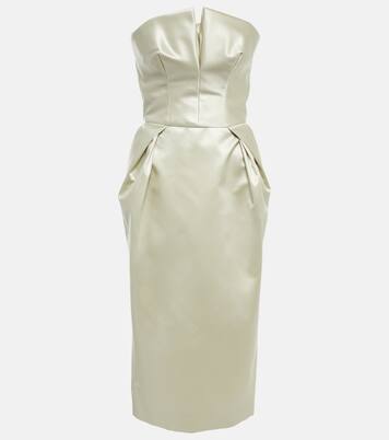 Robe midi en satin | Maison Margiela