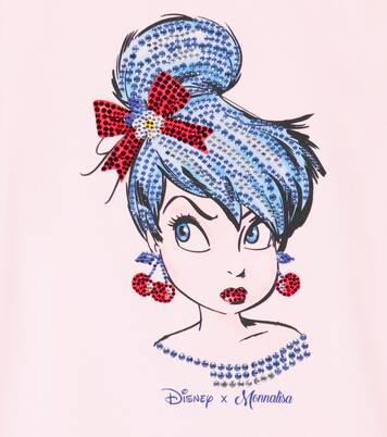 x Disney® embellished jersey dress | Monnalisa