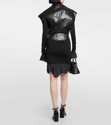 Cape aus Leder | MM6 Maison Margiela