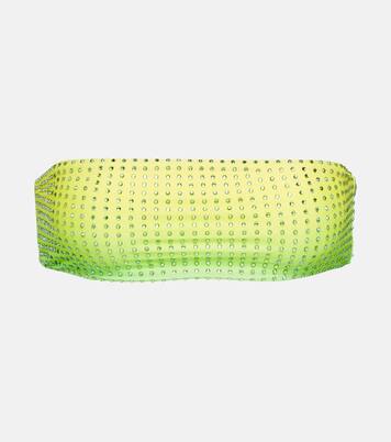 Haut de bikini bandeau à ornements | Self-Portrait