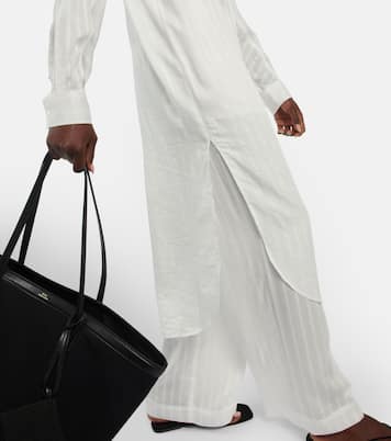 Robe chemise rayée en jacquard | Toteme