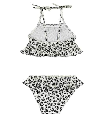 Amalfi printed smocked bikini set | Suncracy