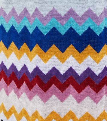 Cyrus Zigzag cotton terry bathrobe | Missoni