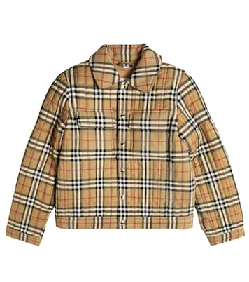 Check windbreaker jacket | Burberry Kids