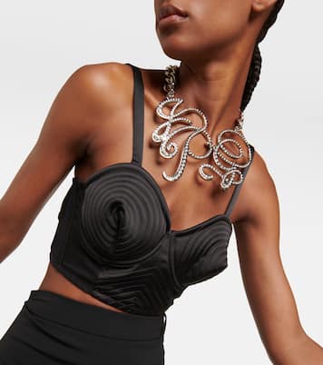 Bustier Conical in raso | Jean Paul Gaultier