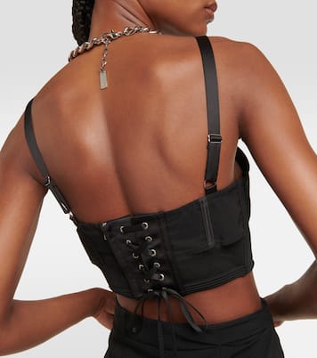 Bustier Conical in raso | Jean Paul Gaultier