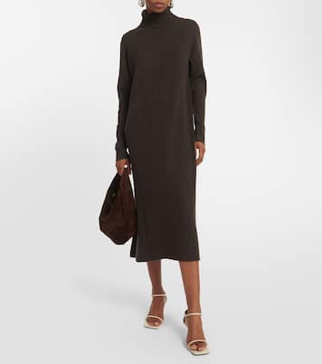 Turtleneck cashmere sweater dress | Jardin des Orangers
