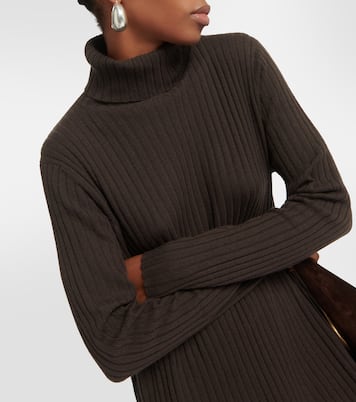 Turtleneck cashmere sweater dress | Jardin des Orangers