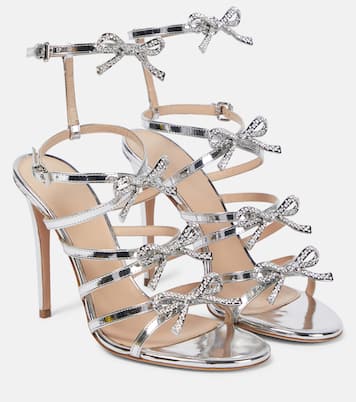 Verzierte Sandalen Silver Love Bow  | Giambattista Valli