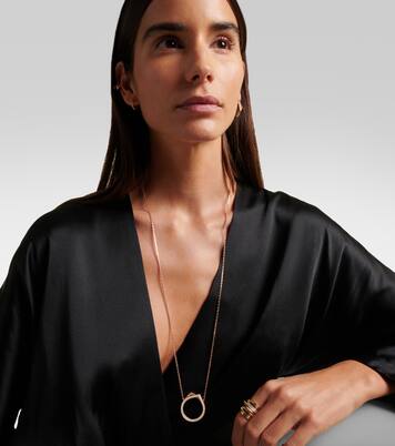 Antifer 18kt rose gold necklace with diamonds | Repossi