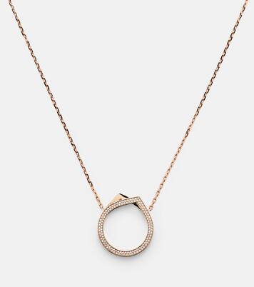 Antifer 18kt rose gold necklace with diamonds | Repossi