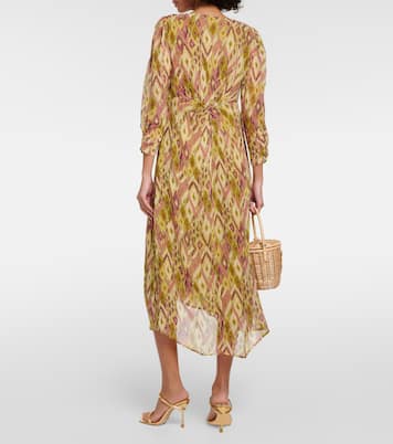 Robe midi Cailey imprimée | Velvet