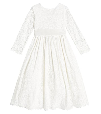 Abito in pizzo di misto cotone | Il Gufo
