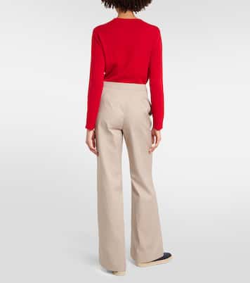 Pantalon ample à taille mi-haute | Tod's