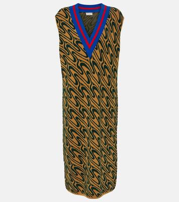 Intarsia midi dress | Dries Van Noten