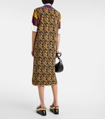 Intarsia midi dress | Dries Van Noten