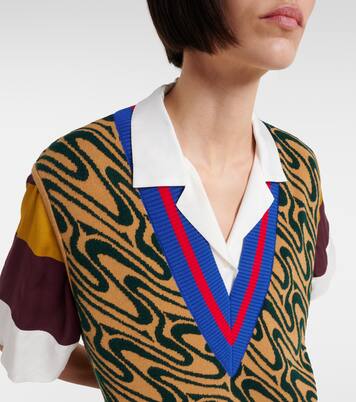 Intarsia midi dress | Dries Van Noten