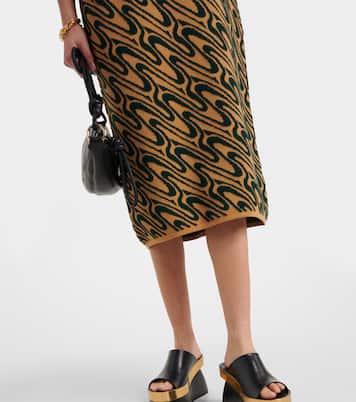 Intarsia midi dress | Dries Van Noten