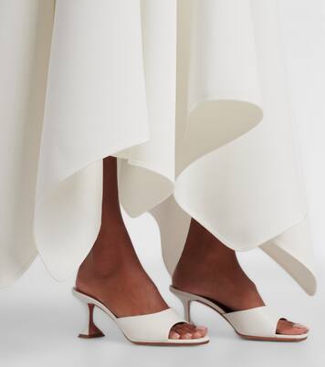 Mules Lupita 70 en cuir | Amina Muaddi