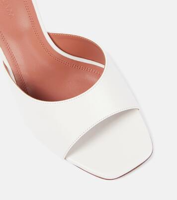 Mules Lupita 70 en cuir | Amina Muaddi