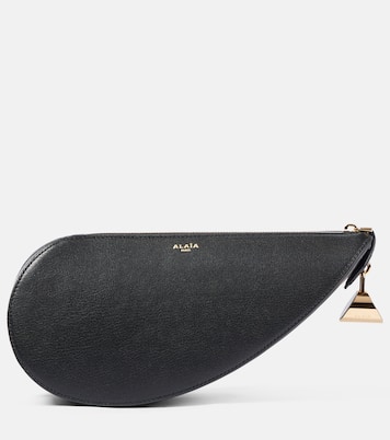 Le Demi Cœur leather clutch | Alaïa