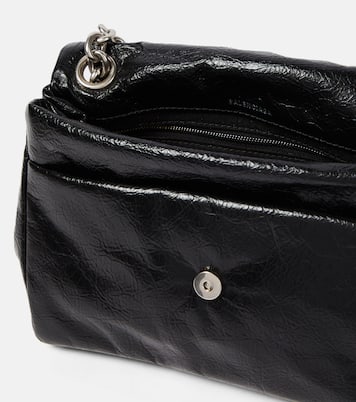 Monaco Mini BB leather shoulder bag | Balenciaga