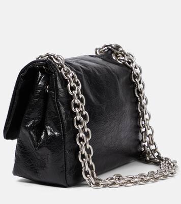 Monaco Mini BB leather shoulder bag | Balenciaga