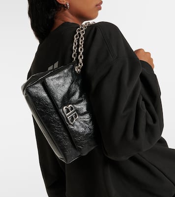 Monaco Mini BB leather shoulder bag | Balenciaga