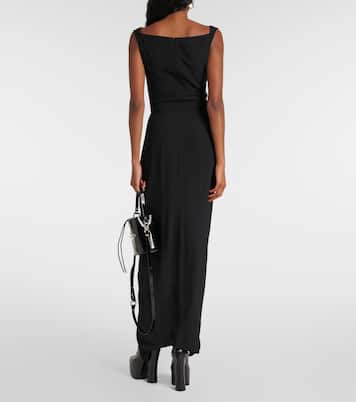 Panther gathered asymmetric maxi dress | Vivienne Westwood