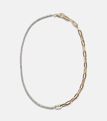 Link 18kt gold chain necklace with diamonds | Bucherer Fine Jewellery