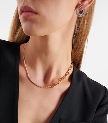 Link 18kt gold chain necklace with diamonds | Bucherer Fine Jewellery