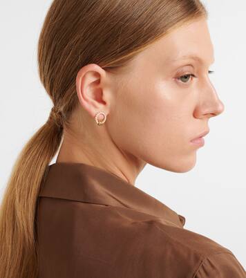 Sidra 18kt gold earrings with diamonds | Spinelli Kilcollin