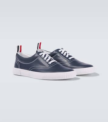 Heritage leather sneakers | Thom Browne
