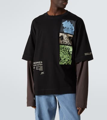 Camiseta en jersey de algodón con logo | Dries Van Noten