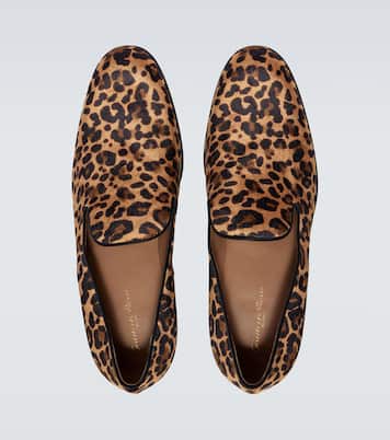 Leopard-print loafers | Gianvito Rossi