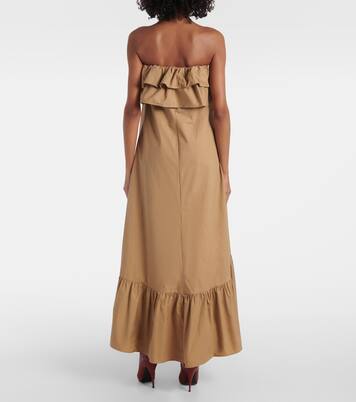 Maxikleid aus Baumwolle | Saint Laurent