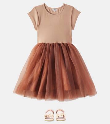Robe Timie en jersey et tulle | Donsje