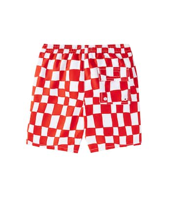 Checked swim trunks | Stella McCartney Kids