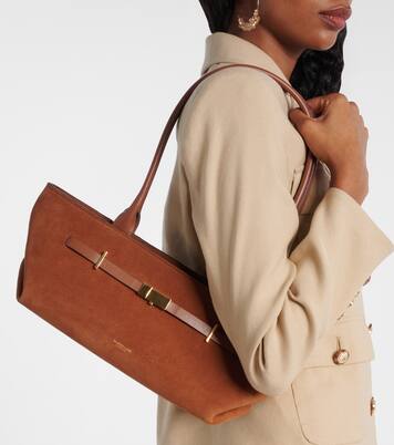 New York suede shoulder bag | DeMellier