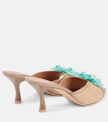 Verzierte Pantoletten Cyd 70 mit Leder | Malone Souliers