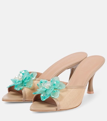 Verzierte Pantoletten Cyd 70 mit Leder | Malone Souliers