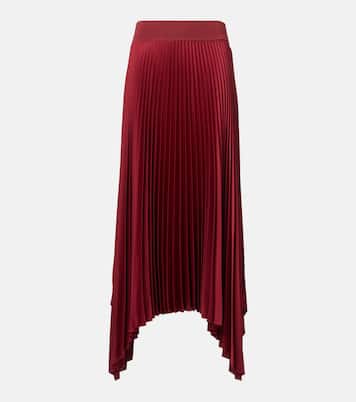 Ade plissé crêpe midi skirt | Joseph
