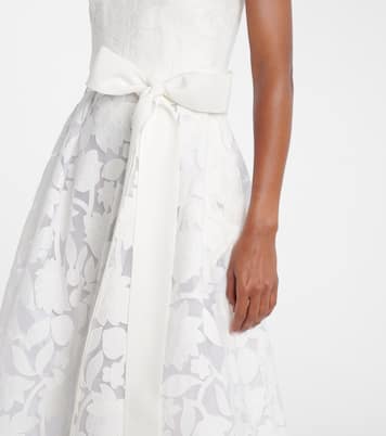 Bestickte Robe aus Tüll | Elie Saab