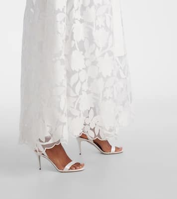 Bestickte Robe aus Tüll | Elie Saab