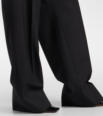 High-Rise-Hose aus Wolle | Stella McCartney