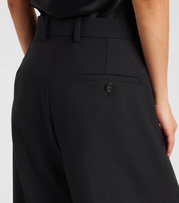 High-Rise-Hose aus Wolle | Stella McCartney