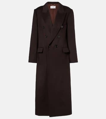 Double-breasted wool and cashmere coat | Victoria Beckham