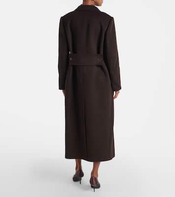 Double-breasted wool and cashmere coat | Victoria Beckham
