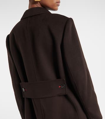 Double-breasted wool and cashmere coat | Victoria Beckham